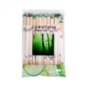 [골드스마일]캠핑용 대나무 일회용 젓가락 소풍 식사용 휴대용 나무 수저