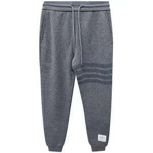 [톰브라운][명품] 톰 브라운 4바 루프백 버진울 스웨트팬츠 그레이 여성 팬츠