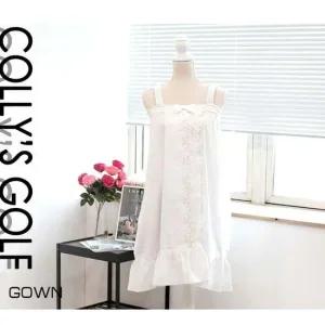 콜리스 면샤워가운 원피스 밴드 목욕 골프 여성 바스