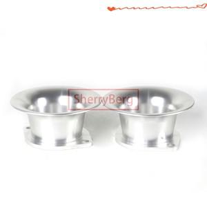 셰리버그 쌍 직경 50mm DCOE IDF 스로틀 바디 카브 에어 혼 스택 웨버 EMPI FAJS 델로토