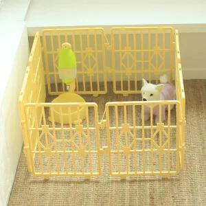 울타리 소형 8P 아이보리 애견휀스 소형견울타리 개펜스