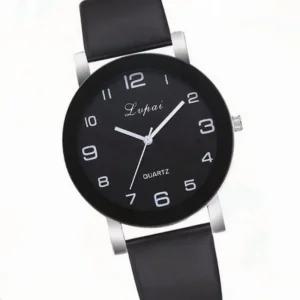 아날로그 손목시계 학생 수능 시험용  심플 가죽 커플