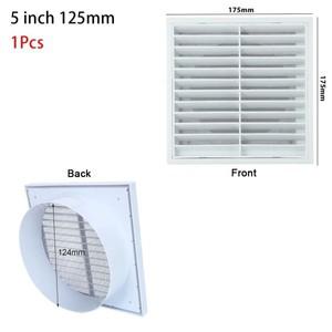 1Pcs 벽 천장 그릴 공기 배출구 커버 파이프 라인 환기  배기구 플라스틱 흰색