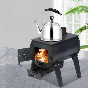 포스모터 화목난로 연통 나무 장작 미친화력 캠핑히터
