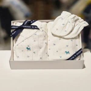 [블루독베이비 10] 26SS(MN)리프플라워배내저고리속싸보손싸개3종 (1461700000200502)