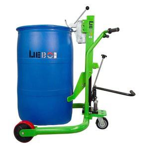 드럼포터 드럼통 운반기 밀차 유압카트 철제 350kg