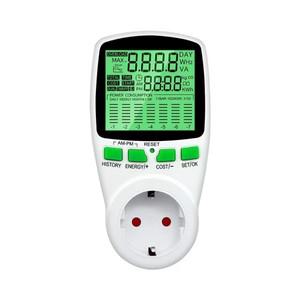 디지털 LCD 에너지 와트 미터 전력계 전력량 전기 Kwh 모니터 측정 콘센트 분석기