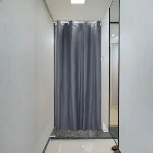 냉기차단 현관 중문커튼 공간분리 가림막 암막 아일렛형 압축봉설치 150x235cm