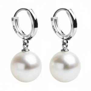 [골드스마일]자연주의 고혹적이고 S925 진주 단아한 실버 8mm 귀걸이