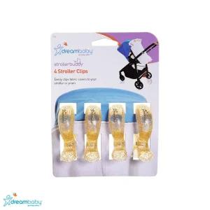 다용도 유모차 클립 4P 골드 F2229 담요 블랭킷 집게 유모차집게