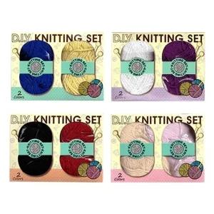 프랜드 DIY 뜨개질 세트 2색 세트 색상랜덤 1개