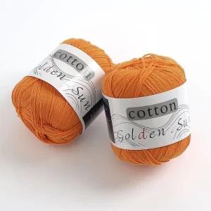 얇은 손뜨개 코바늘 순면실 2p 세트