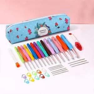 뜨개질공예 DIY 입문용 실속 올인원 코바늘 35종 세트