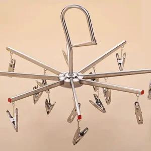 스텐 양말속옷 걸이 접이식 미니 빨래집게 거치대 양말속옷걸이 양말빨래건조대