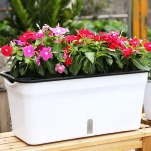 텃밭화분 사각 미니 가든 토마토 자동급수 화분 상추 텃밭 초록가든 자동급수