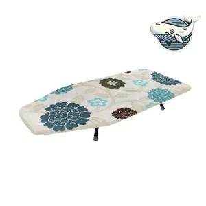 플로럴 패턴 접이식 다림판 대용 공간 절약 다림판 대   나무다리판   좌식다리판
