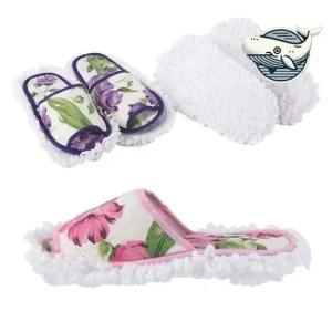 극세사 청소 슬리퍼 색상랜덤 탈부착 클리너 탈부착 청소용실내화 걸레슬리퍼 신발걸레