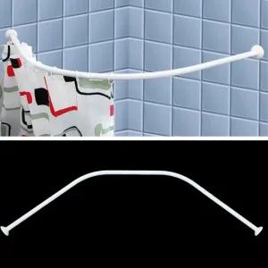 코너형 샤워커튼봉 목욕 샤워 욕조 커튼 설치용 봉 곡선샤워커튼봉 커브형커튼봉