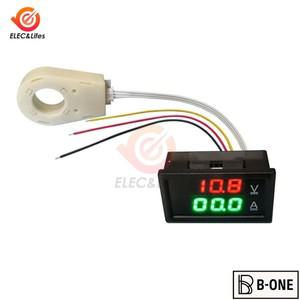 홀전류계 전압계 DC 0-300V ± 50A 100A 배터리 모니터 LED 디지털 측정기 12V 24V 36V 48V 60V 자동차