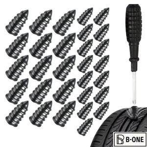 범용 타이어 수리 키트 30개 진공 펑크 플러그 오토바이 자동차 트럭 ATV UTV 비상 도로변 지원 도구