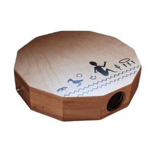 타악기 버스킹 입문용 사각형 드럼박스 단단한 악기 나무 핸드 드럼