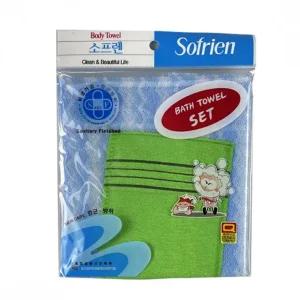 소프렌 목욕 때밀이타월 때밀이장갑 8호 손가락 요술때장갑 목욕장갑 때