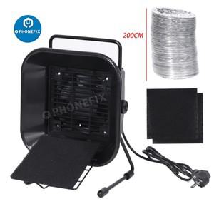 30W 220V 493 흡연 파이프 인터페이스 데스크탑 솔더 철 연기 흡수기 추출기 납땜 작업 공기 필터 팬