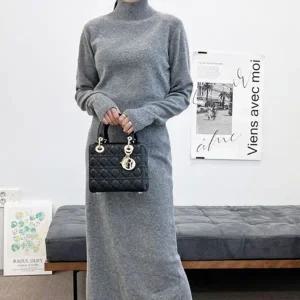 여성롱 겨울 여성 니트 가을롱 목폴라 롱 겨울롱 세트 원피스 데일리 가을