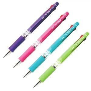 자바 ZW44YX06 3색 유성 볼펜 0.5mm 12개 세트 1P 학교 필기구