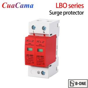 AC SPD 서지 보호기 저전압 분배 가정용 피뢰기 번개 장치 2P 20KA ~ 스위치 모듈 1PCS