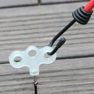 야간 캠핑 텐트 고정용 데크 나사 스크류 세트