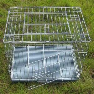 철장 크롬 4B 애견철장 사각 대배변판포함가 반동물철