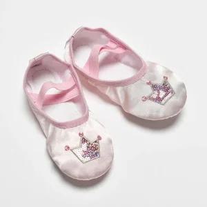 [피커]공단 왕관 리본발레슈즈 발레슈즈