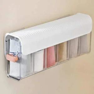 [골드스마일]슬라이딩형 속옷 정리함 부착식 수납 칸막이 보관함