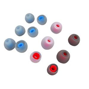 Ivinxy-레이어 실리콘 인이어 이어폰 커버 캡 교체용 버드 팁 이어팁 이어플러그 패드 쿠션 12 개