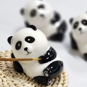 [골드스마일]인센스 스틱 홀더 눈 뜬 판다 인센스받침 인센스거치