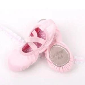 [피커]어린이 핑크 연습 댄스슈즈 무용 댄스화 발레슈즈