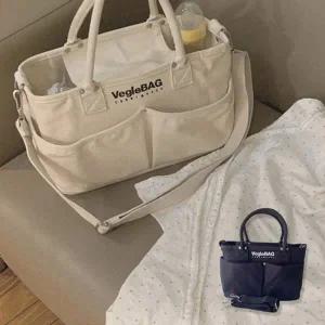 숄더포켓 캔버스 토트백 기저귀가방 205524