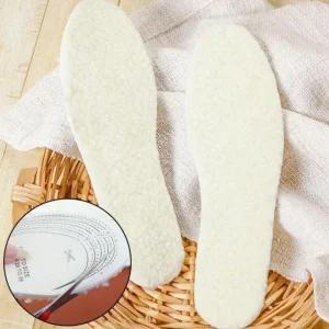 운동화 겨울 패드 신발 깔창 1켤레 방한 깔창 양털 잘라쓰는 신발 양털 방한털