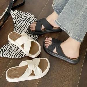 크로스오버경량슬리퍼 여자신발 여성신발 여름 푹신쪼리 쪼리 슬리퍼