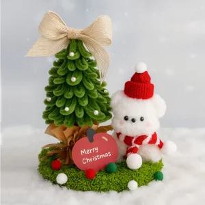 제너럴케이 모루 미니 크리스마스 트리 곰돌이 만들기 diy 세트