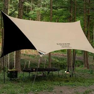 헥사타프 텐트 차광막 타프 캠핑 그늘막 샌드 카즈미