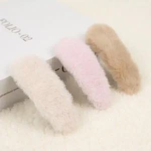 ( )똑딱핀 반머리 벨벳 겨울 머리핀 헤어핀 3종세트 3개