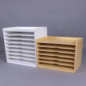 스케치북장 교구장 지류함 종이 도화지함 호두 정리대