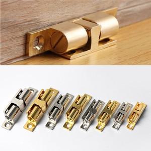 1세트 도어 잠금 터치 래치 캐비닛 인터록 스위치 섀시 스프링 볼 로커 조정 가능 황동 버클