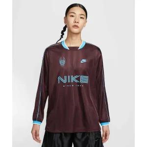 [나이키]IM7453-652 스포츠웨어 긴소매 저지 탑 W - 버건디 크러시 발틱 블루 658447