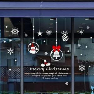 크리스마스장식01 시트지 유리장식스티커 오너먼트