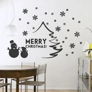 겨울 눈꽃트리 크리스마스 스노우맨 포인트스티커