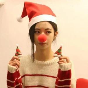 크리스마스 산타 헤어밴드 머리띠 빨간코 파티 소품 성가대 루돌프 빨간코 산타복 크