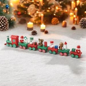기차 원목 인테리어소품 크리스마스 산타마을
